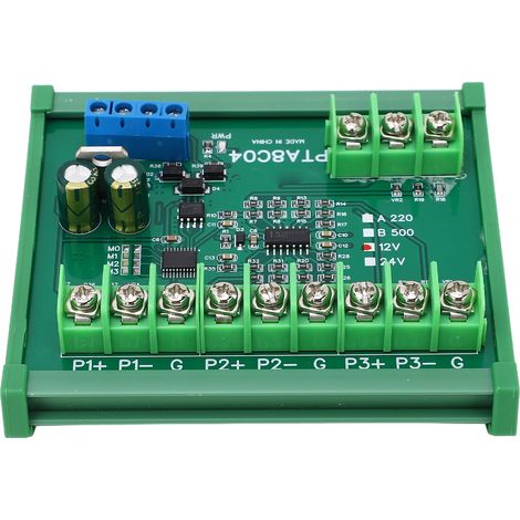 Module de capteur de température à résistance PT100 RTD RS485 avec boîtier de rail de guidage B500 (-40 °C à +500 °C) 12 V CC (1/5)
