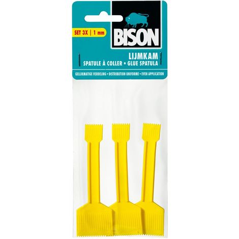 Klebespachtel Bison 3er Pack handlich vielseitig
