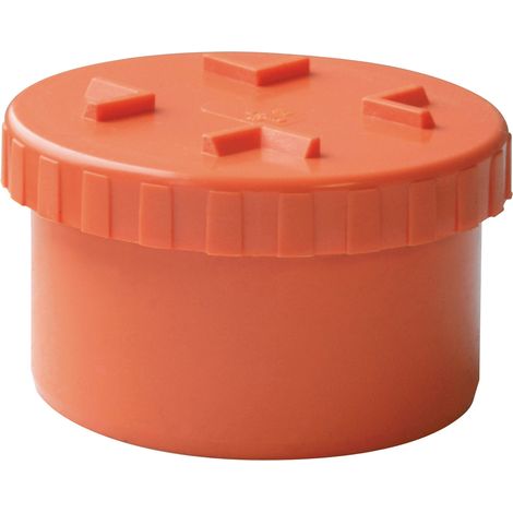TAPPO A VITE PVC DM 100 ARANCIO