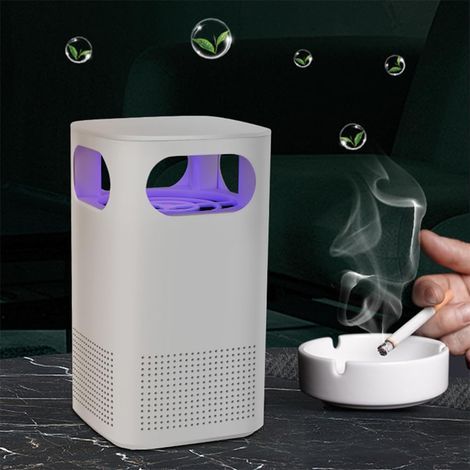 Mini purificateur d'air portable pour bureau, petit purificateur d'air léger et silencieux USB, purificateur domestique pour bureau, chambre, maison, voiture, chambre (1/5)