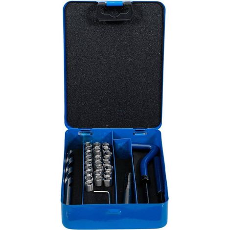 Kit de Réparation de Filets M8 x 1,0 mm - 29 pcs - Réparation Précise et Durable, Acier, Pro - D-Work (1/5)