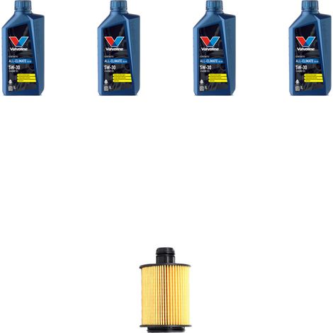 Kit filtro olio e 4L compatibile con Opel Combo D 1.3 CDTI 59kw Dal 2012 (1/3)