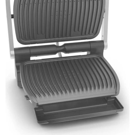 [GEBRAUCHT] B-Ware Tefal Gc707 D Elektro Kontaktgrill Grill Edelstahl Schwarz Grillgerät