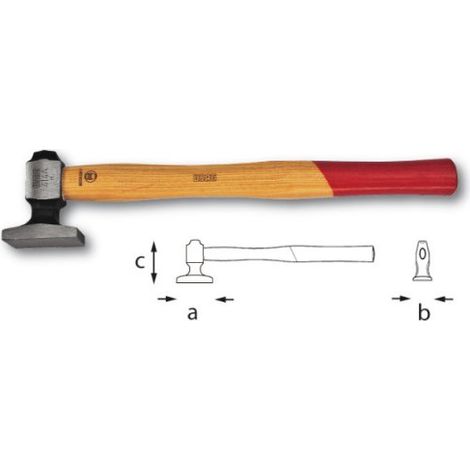 Martello A Testa Piana Con Manico In Hickory 414 290mm A Usag-U04140001 (1/2)