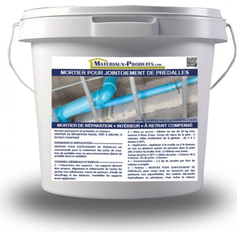 Mortier pour jointoiement de prédalles - 10 Kg Gris clair - MATPRO (1/3)