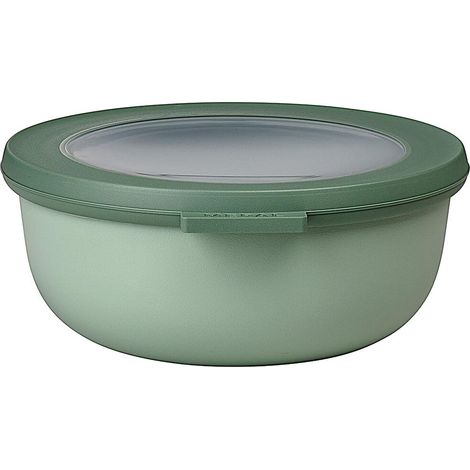Bol Multifonction Rond - Boîte Conservation Alimentaire avec Couvercle - Convient comme Boîte de Hermétique pour le Réfrigérateur, Micro-ondes (1/5)