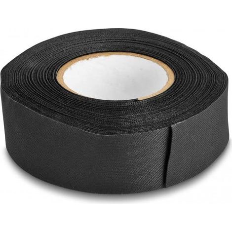 DELOCK GEWEBEBAND 25 M X 25 MM REISSFEST AUTO-ADHÉSIFS NOIR 20912