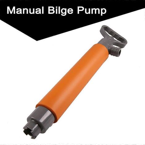 Manuelle Bilgepumpe für Boote, Kajaks und Kanus – Tragbare Handwasserpumpe mit Verlängerungsschlauch