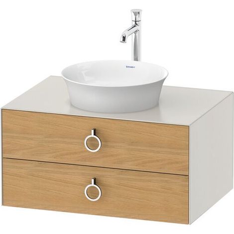DURAVIT WT49900H5390010 WTU blanc Tulipe, 2 SK, avec grille, 408x800x