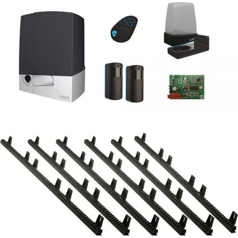 CAME BXV - KIT Automazione scorrevole BXV PLUS 600Kg 24V + 6 CREMAGLIERE - 8K01MS-057
