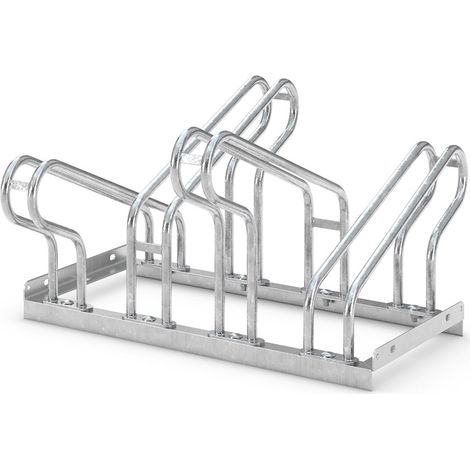BRB Fahrradständer, zweiseitig, 4 Fahrrad-Einstellplätze (2x2), für Reifenbreite bis 55 mm (1/2)
