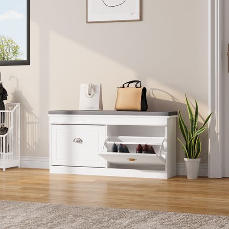 Flip Down Shoe Bench Cabinet (1/3)