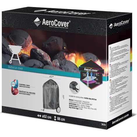 Copertura per barbecue a carbone 7870 Ø47x88 AeroCover grigia Homms (1/3)