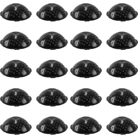 20 Pcs Plant Grills with Drainage Holes Flower Pot Seal Filter Filter Cover 7.5cm Bowl Shape Leakproof (1/5)