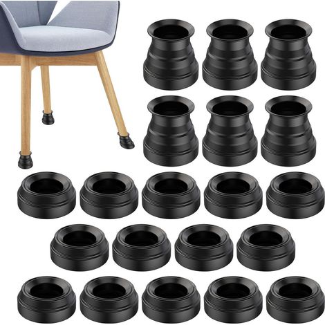 Protections pour pieds de chaise, lot 20, embouts antibruit meubles (1/4)