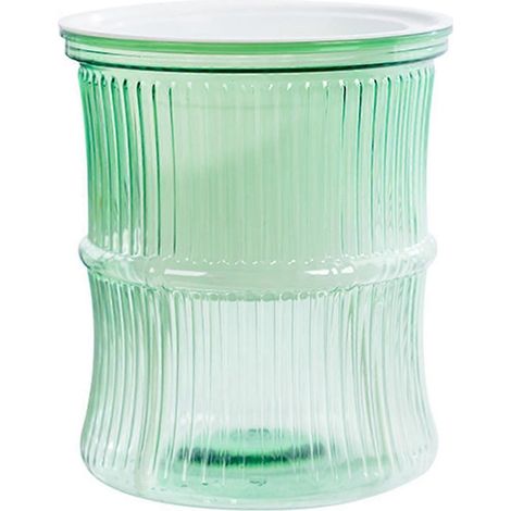 Pot de fleurs coloré avec fenêtre d'observation des racines et fonction d'arrosage automatique, idéal pour les plantes d'intérieur et le jardinage en intérieur. (1/5)
