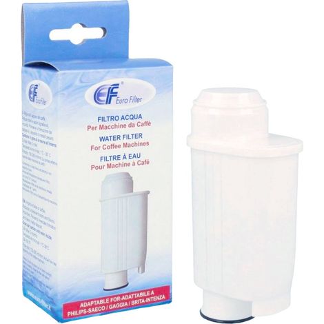 Filtro Euro WF025 Cartucho de filtro de agua para cafetera compatible con Saeco CA6702 FilterLogic CFL‑902 AquaCrest AQK‑02 (1/3)