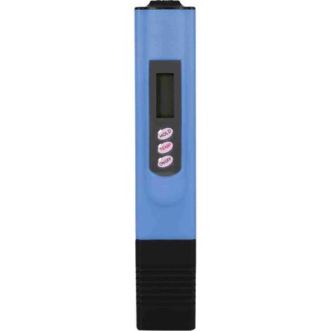 Stylo de test de qualité de l'eau LCD numérique Filtre de pureté Testeur de compteur TDS 0-9999 PPM Température Bleu