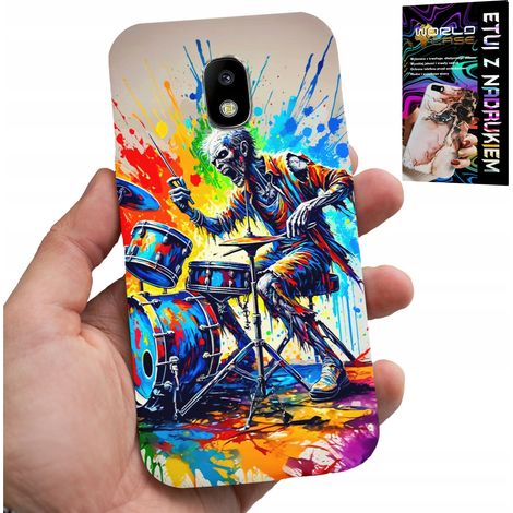 Custodia per Samsung Galaxy J5 2017 - cover scheletro con batteria rock (1/5)