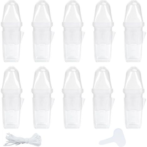 Filiyano-Lot de 10 pots de culture hydroponiques polyvalents, plateau de semis surélevé (1/5)