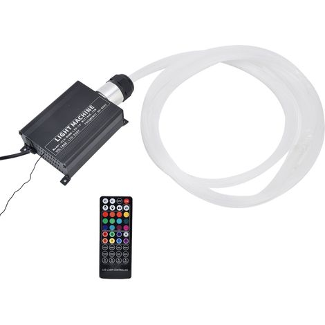 Kit de Lampe Plafond Étoilée à Fibre Optique RGBW avec Télécommande 40 Touches, Décoration Intérieure pour Bar KTV, 100-240V (1/5)