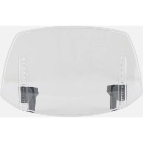 Extension de pare-brise moto réglable, fixation sur pare-brise d'origine, meilleure protection du pilote contre le vent (1/5)