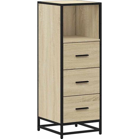 Maison Exclusive - Badschrank Sonoma-Eiche 35x37,5x100 cm Holzwer