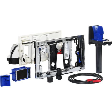Geberit - Unitá di aspirazione cattivi odori DuoFresh, azionamento automatico, per cassette di risciacquo Sigma 12 cm, cromo 115.050.21.2 (1/5)