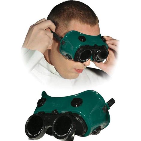 Reis GOG-CIRCLE une paire de lunettes de protection pour soudure Vert/noir Taille unique