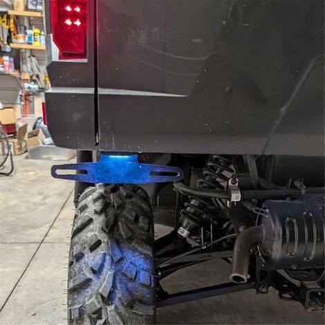 Support de plaque d'immatriculation pour VTT avec feux (1/5)