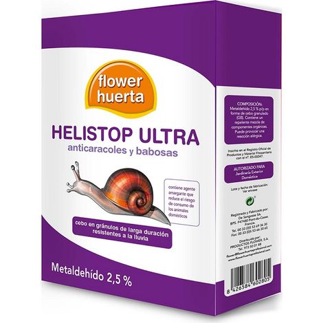 Cubo per lumache Helistop Ultra, Metaldeide 2,5%, 500 gr
