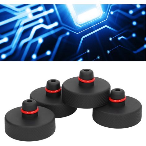 Jeu de 4 patins en caoutchouc pour crics, compatibles avec les supports de châssis en caoutchouc. (1/5)
