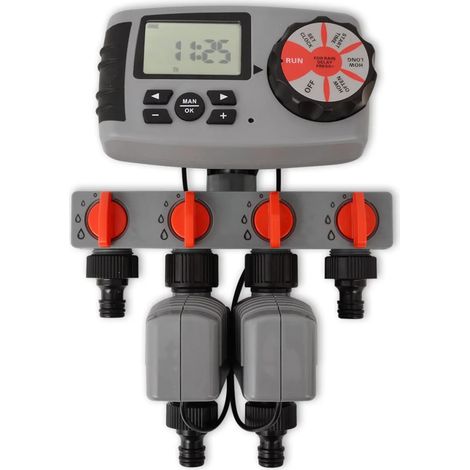 Maison Exclusive - Timer Automatico di Irrigazione con 4 Stazioni 3 V (1/5)