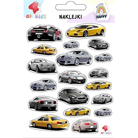Pegatinas de coches para niños