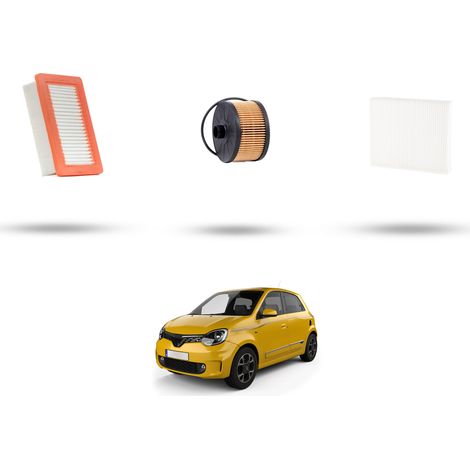Kit tagliando 3 filtri compatibile con Renault Twingo III 0.9 TCE 66kw Dal 2014 (1/5)