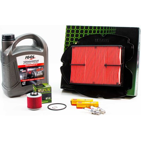 Kit Révision Filtres Bougies pour YAMAHA TDM 900 de 2002 à 2010 - IGOL PROPULS PERFORMANCE 10W40 4L
