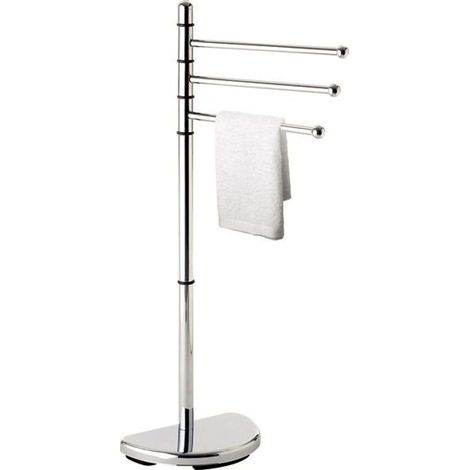 Aqualine Accesorios - Toallero con soporte, cromo HI31 (1/5)