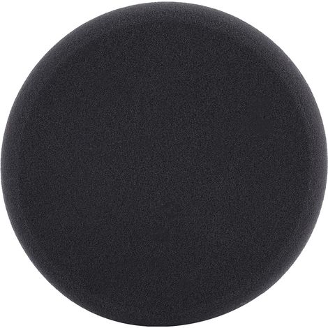 Kit 6 tampons de polissage en mousse noire 15 cm pour lustreuse auto, disques à cire pour voiture (1/5)