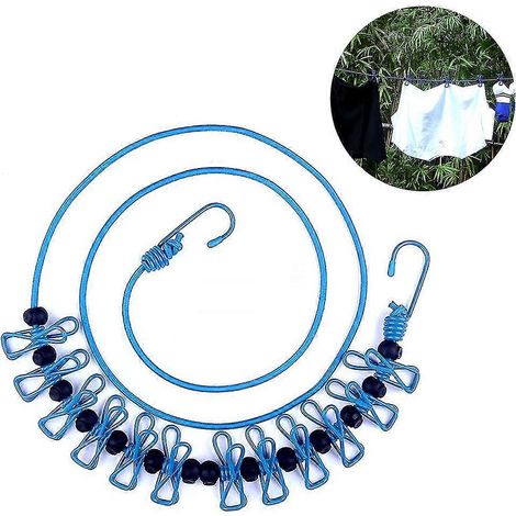 Étendoir à linge de voyage portable, étendoir à linge de voyage élastique réglable (1/5)