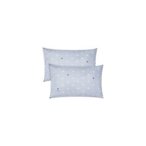 Taie d'Oreiller Bébé, 2pcs 40x60 Tête Animal 100% Coton, Fermeture à Rabat, Lavable en Machine pour Berceau (1/5)