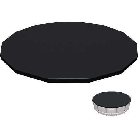 58248 Bâche 4 Saisons pour Piscine Hors Sol Ronde Diamètre 427 cm (1/5)
