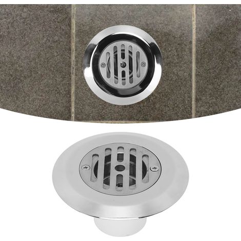 Accessoires de piscine : buse de refoulement en acier inoxydable à débit réglable, bonde de fond, sortie de vidange, siphon de sol, prise d'aspiration, prise de refoulement à insertion directe (1/5)