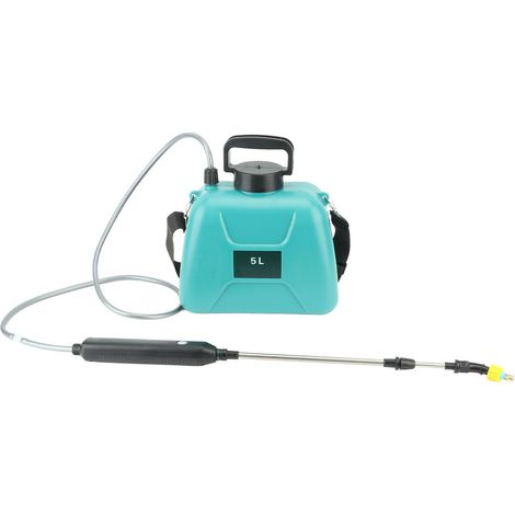 Elektrisches Sprühgerät mit USB-aufladbarem Griff, betrieben mit einem 2400-mAh-Akku, für grüne Rasenflächen (1/5)