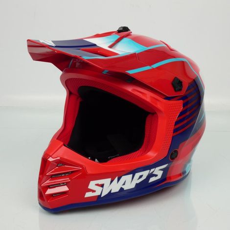 Casque cross Swaps S886 Rock'it RED Mission Taille XL enfant (1/5)