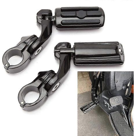 1,25-Zoll-Motorschutzbügel für Motorrad-Highway-Fußrasten für Harley-Davidson Road Glide, Electra Glide, Road King und Street Glide Modelle. (1/4)