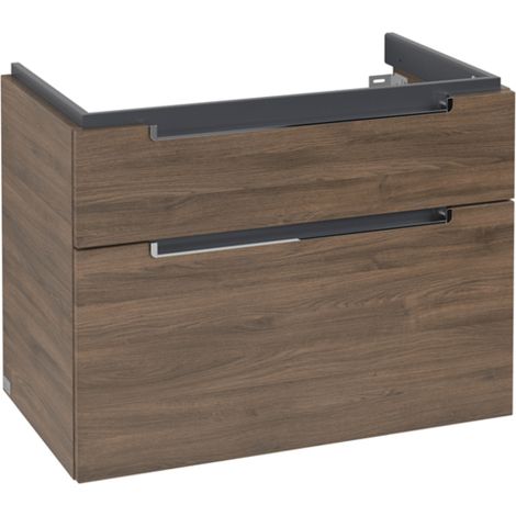 Villeroy & Boch Subway 2.0 meuble sous lavabo, 2 tiroirs, lavabo (1/2)