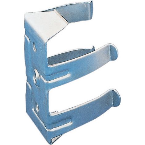 GANCIO ACCIAIO ZINCATO P/ZOCCOLO LEGNO (1/2)