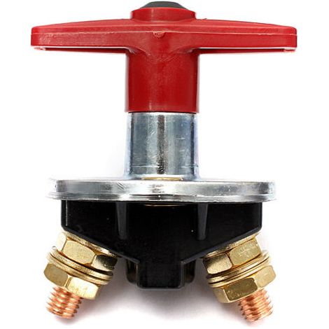 Interrupteur Coupure Isolateur Batterie Coupe Circuit,12V-60V 300A Batterie à clé Fixe Universelle de Voiture Déconnecter l'isolateur de Puissance Automobile Urgence Interrupteur pour Voiture,Bateau