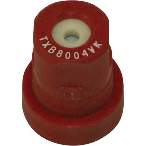 Tobera est谩ndar chorro c贸nico TXB 80掳 04 rojo cer谩mica TeeJet TEEJET TXB8004VK