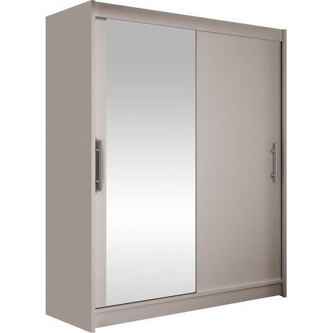 Armoire Closico Camera VI, Cachemire, 200x150x58cm, Portes d'armoire: Coulissantes, Nombre d'étagères: 5 (1/4)